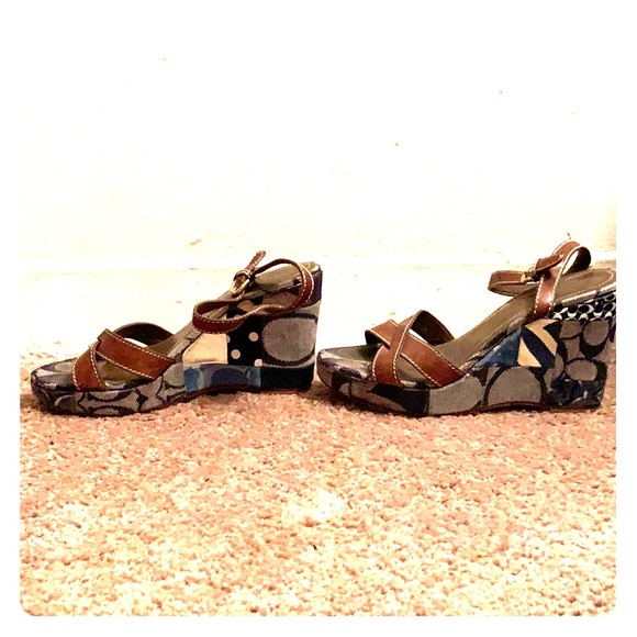 Coach Wedges - Picture 1 of 4